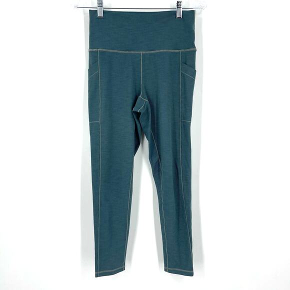 Prana Ribbed Knit Jogger Blue Size Medium - Picture 1 of 7